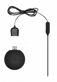 Silicone Rechargeable Vibrating Plug Remote Controlled - Urethra