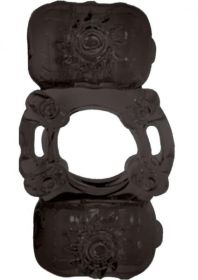 The Macho Stallions Partners Pleasure Ring Waterproof Black