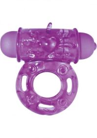 Hero Dynamic Scream Maker Cockring Waterproof Purple