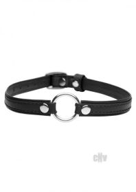 Sex Pet Leather Choker With Silver Ring