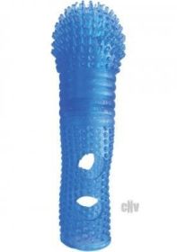 Peniis Extension Sleeve W/Power Bullet Blue