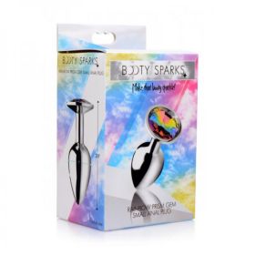 Rainbow Prism Gem Anal Plug - Small