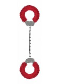 Ouch Beginners Legcuffs Furry Ankle Cuffs